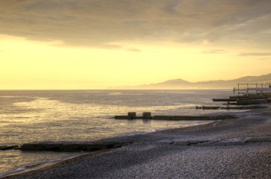 Karadeniz sahilleri. Akşam