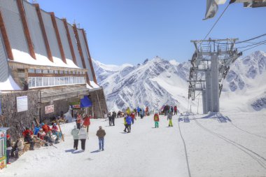 Elbrus. Hava asansör istasyonu
