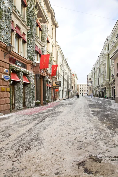 Moskva. Stoleshnikov Lane — Stockfoto