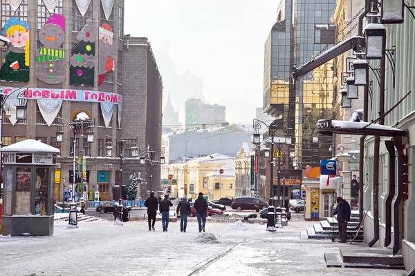 В Москве. Острые дороги — стоковое фото