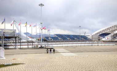 Sochi. Olympic area and automotive circuit Formula 1