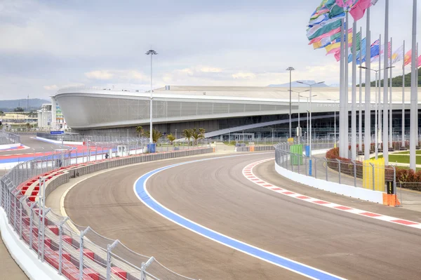 Sochi. Olympic area and automotive circuit Formula 1