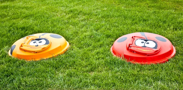 Sewage hatches — Stock Photo, Image