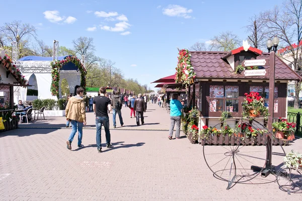 Moscú. Plaza Sokolnicheskaya —  Fotos de Stock