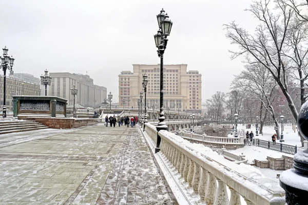 Moskva. vinterlandskap — Stockfoto