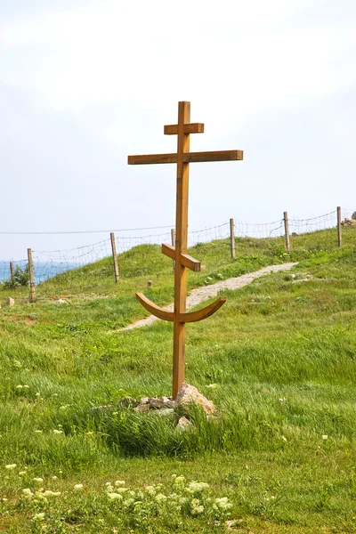 Adorazione croce in città Feodosia — Foto Stock