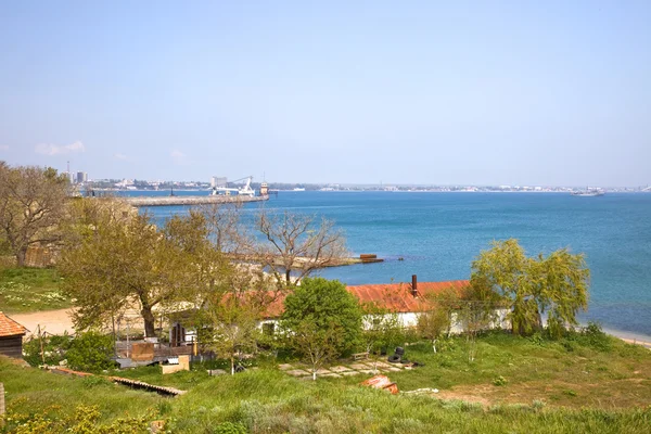 Staden Feodosiya iland Svarta havet — Stockfoto