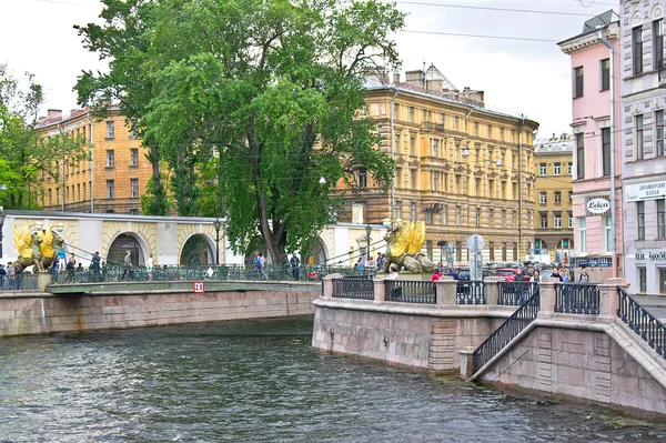 St. petersburg. Gribojedow-Kanal — Stockfoto