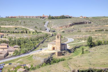 şehir ve segovia ve Tapınak Şövalyeleri'nin 