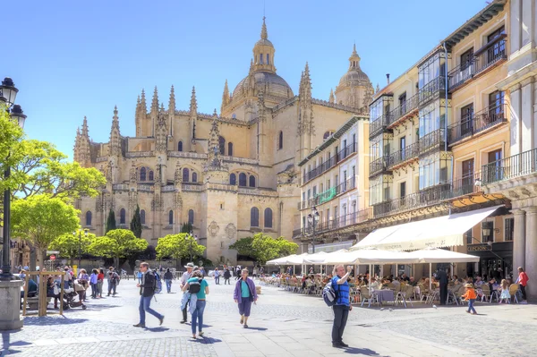 Segovia. Katedra saint maria — Zdjęcie stockowe