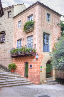 İspanyol köydür Poble Espanyol Barcelona 