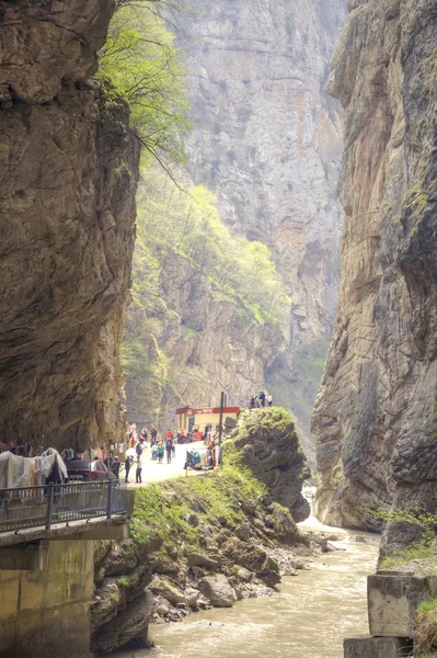 Chegem gorge. Mountain landscape — Stock Photo, Image