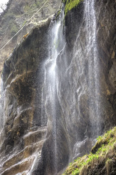 Chegem şelaleler. Dağ manzarası — Stok fotoğraf