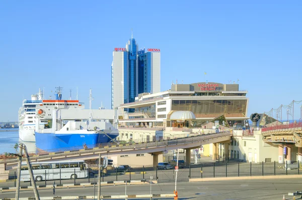 Stazione Marine. La città di Odessa — Foto Stock