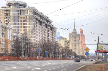 Moskova. Yeni Arbat Caddesi