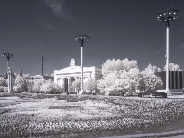 Sergi Kompleksi topraklarında. Kızılötesi fotoğraf