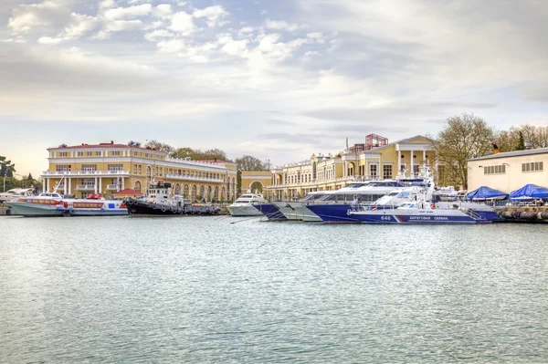 Sochi city. View from the sea — Stock Photo, Image