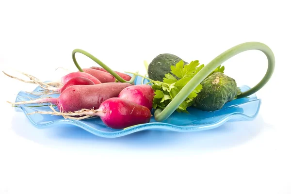 Vegetables on a dish — Stock Photo, Image