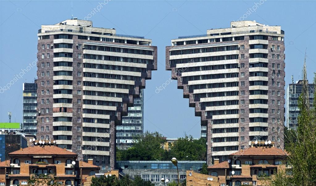 Modern apartment buildings in Yerevan Stock Editorial Photo © mikle15 122142610
