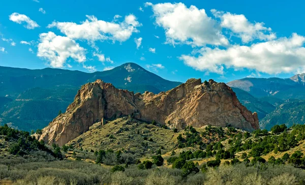 Gudarnas Trädgård Offentlig Park Belägen Colorado Springs Colorado Amerika — Stockfoto