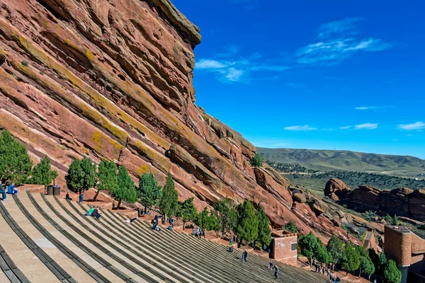 Denver Colorado America Oktober 2017 Red Rocks Amfiteater Strax Utanför — Stockfoto