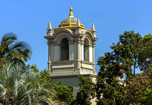 San Diego May 2014 Fragment Beautiful Historic Building Balboa Park — Stock Photo, Image