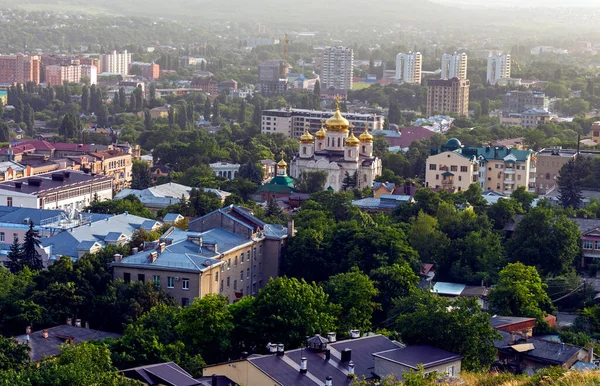 Вид Воздуха Городской Курорт Пятигорск — стоковое фото