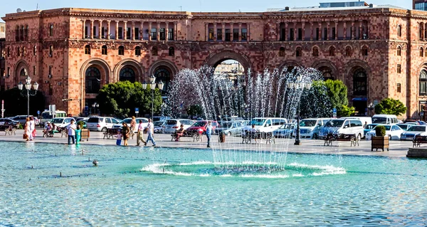 Yerevan Armenia Julio 2017 Primer Plano Del Centro Histórico Ciudad —  Fotos de Stock