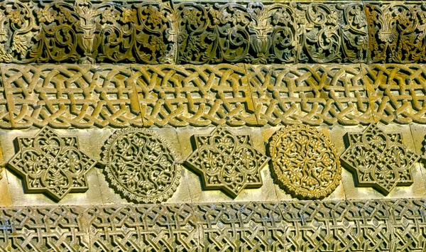 Antikes Detail Der Tempelmauer Von Echmiadzin Armenien — Stockfoto