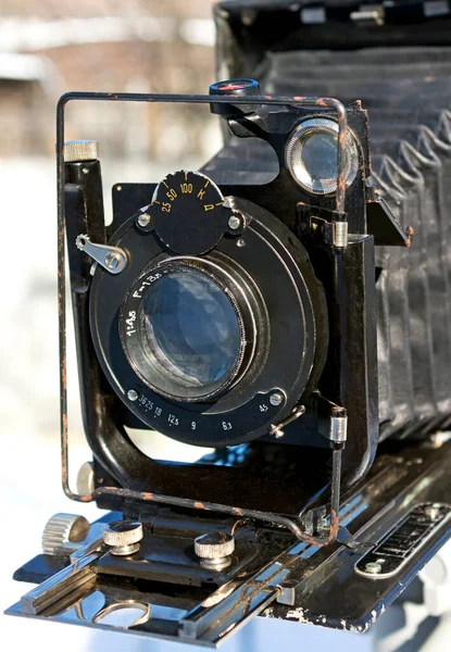 Old Soviet Camera 1938 Year — Stock Photo, Image