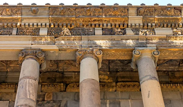 Frammento Della Facciata Tempio Pagano Armenia Costruito Nel Secolo Trova — Foto Stock