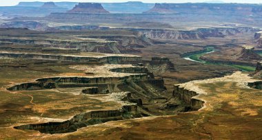 Güzel manzaranın fotoğrafı. Utah, ABD 'deki kanyon..