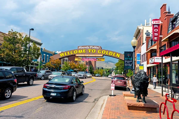 Golden September 2019 Eingang Zum Golden Colorado Vereinigte Staaten Von — Stockfoto