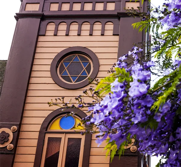 Joodse Synagoge Closeup San Diego Californië Verenigde Staten — Stockfoto