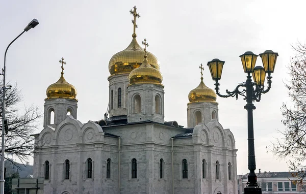 Katedrála Krista Spasitele Rekreačním Středisku Pyatigorsk Severní Kavkaz Rusko — Stock fotografie