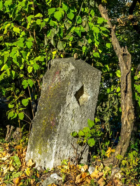 Starověké Kamenné Znamení Tuffu Severním Kavkaze — Stock fotografie