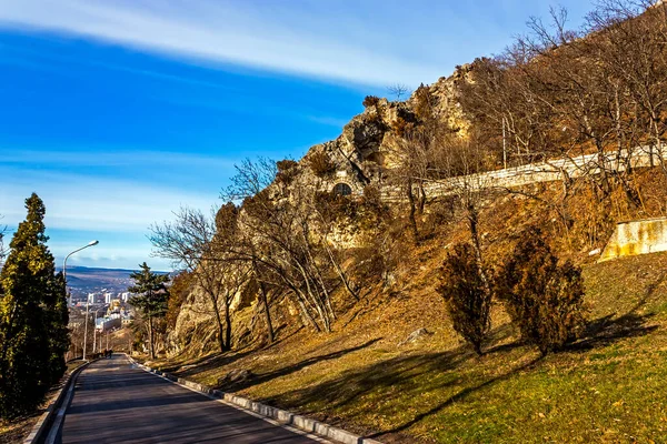 Uma Velha Rua Resort Pyatigorsk Rússia — Fotografia de Stock