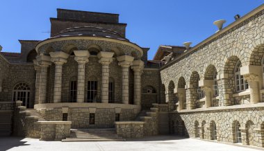 Essentuki'de tedavi edici çamur banyoları.