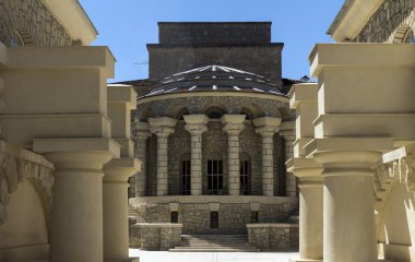Essentuki'de tedavi edici çamur banyoları.
