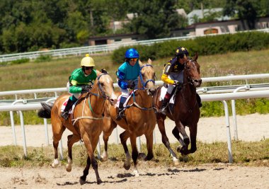 Horse racing clipart