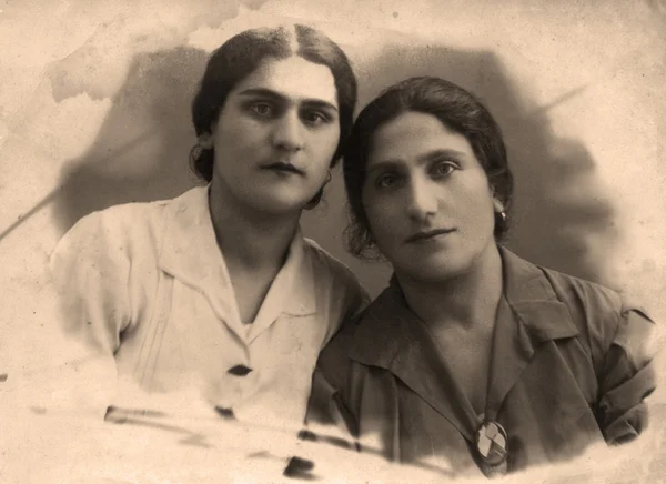 Vintage porträtt, Armenien — Stockfoto