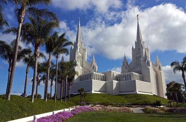 Mormon tempel in San Diego. — Stockfoto