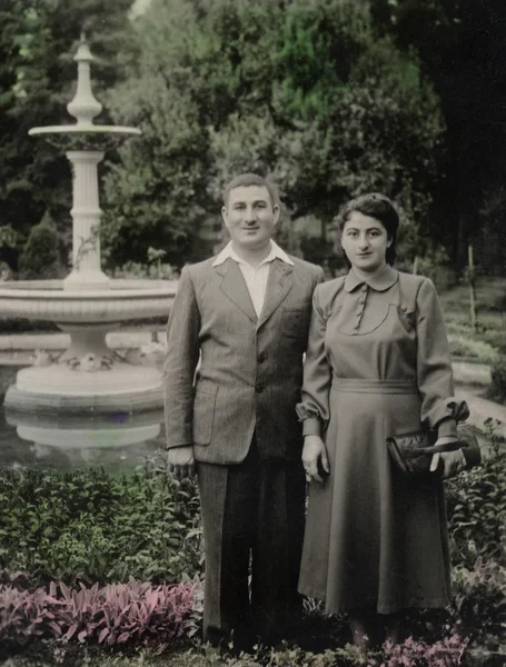 A vintage photo portrait — Stock Photo, Image