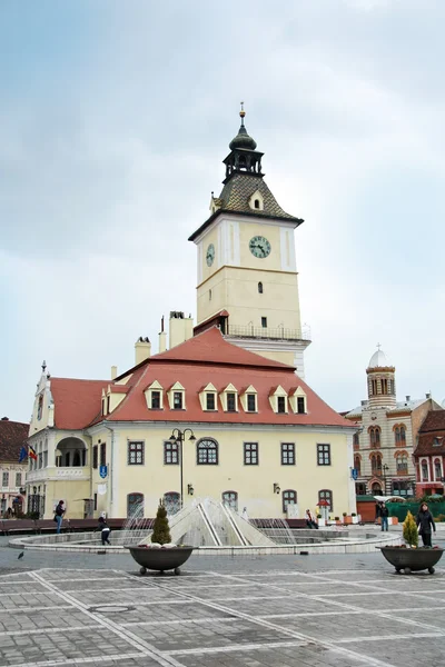 Town Hall  on the central square — Stock Photo, Image