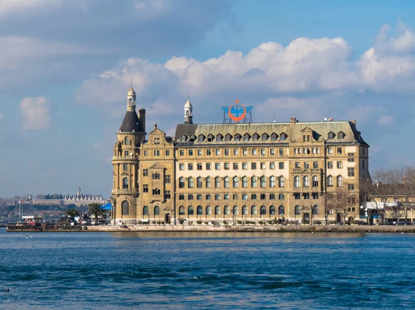 Haydarpasa Terminal, vista de Bosphorus — Fotografia de Stock