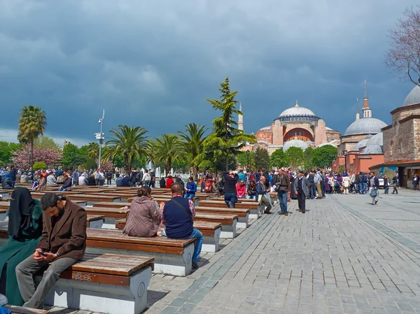 Hagia Sophia. Il giorno prima di Pasqua . — Foto Stock