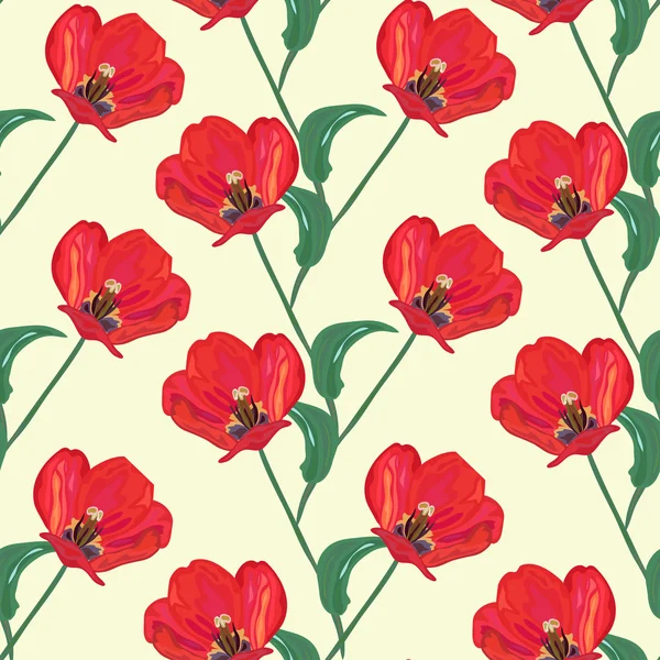 Floral seamless pattern — Stock Vector