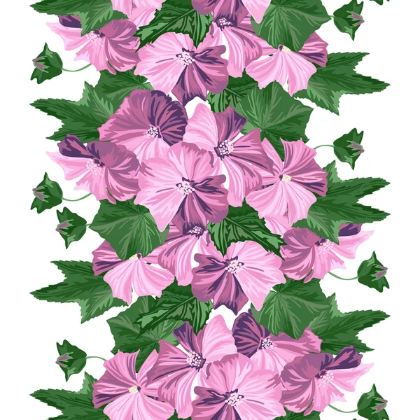 Florales nahtloses Muster — Stockvektor