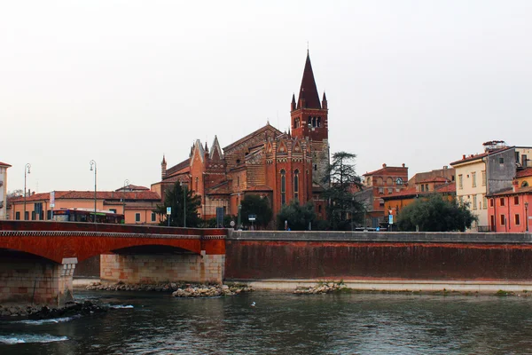 Vista da cidade de Verona, Itália — Fotografia de Stock