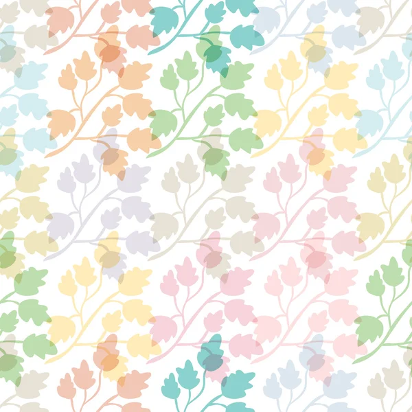 Bloemen naadloos patroon — Stockvector